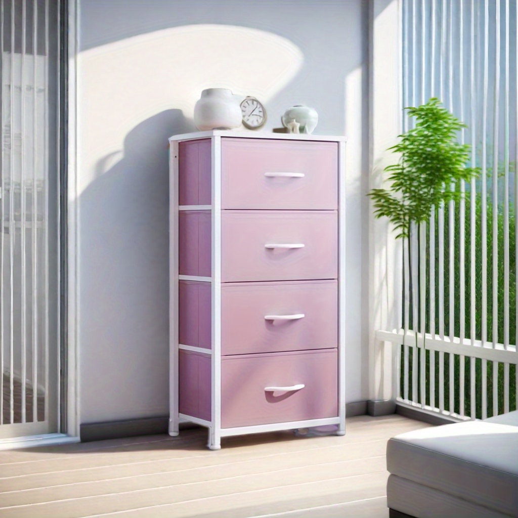 

Balconera Drawer Dresser With 4 Compartments- Fashionable Bedroom Storage