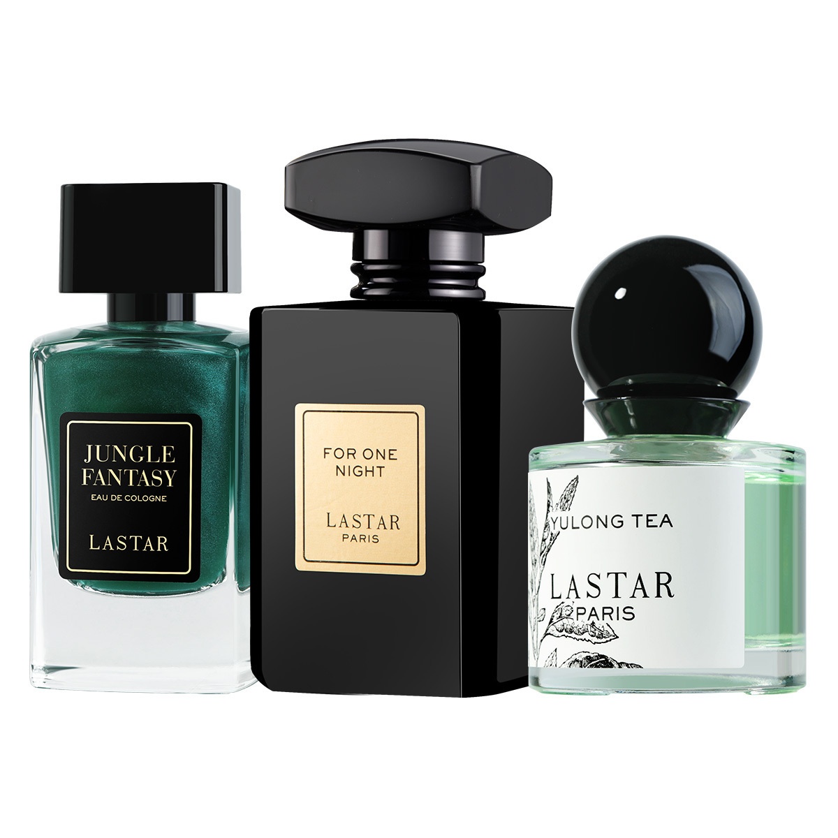 Image of Lastar High-end Pheromone Set, 50ml + 55ml + 30ml, Note Fragrance Collection, Long-lasting Scent With Basil, Coffee, Jasmine & Vanilla, Perfect Festival Gift For Halloween & Christmas