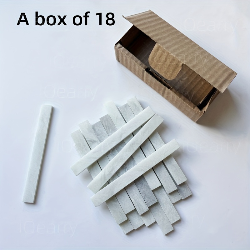 TEMU A Box Contains 18 Chalk Markers, Each Measuring 4.33 Inches In Length. Markers Used For Marking , Aluminum, Cast Iron, Walls, And Stone