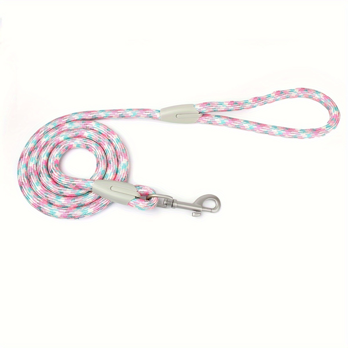 Anti-Escape Nylon Dog Leash with Night Reflective Rope