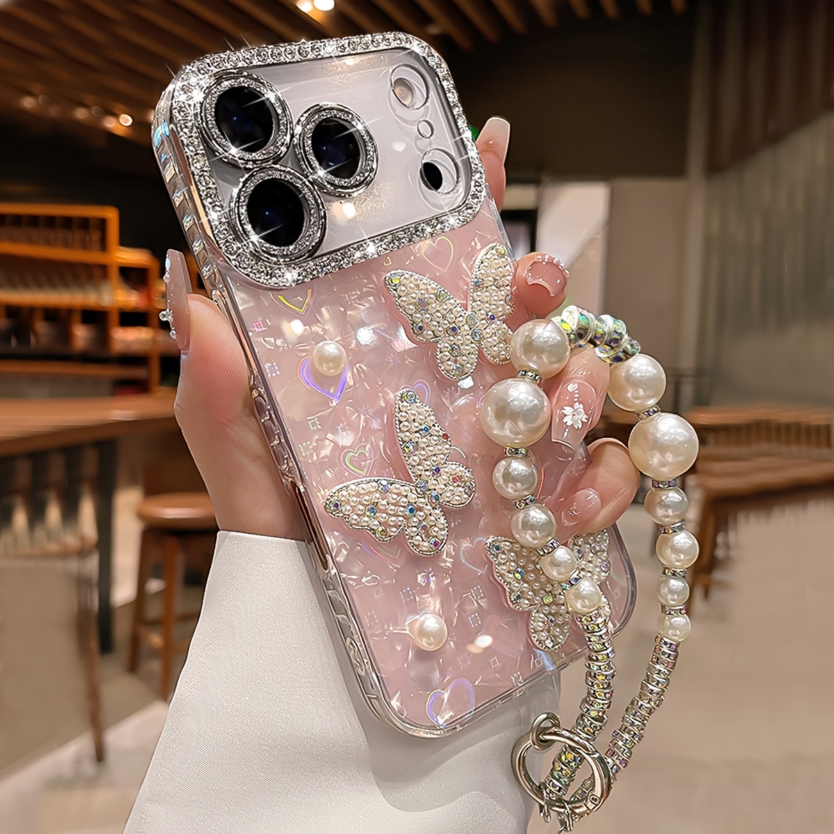 TEMU Phone Case: Imd Heart-shaped Case, Suitable For Iphone 18 Pro Max/18 Pro/17 Pro Max/17 Pro/17 Air/17/16 Pro Max/16/16 Pro/16 Plus/ Pro Max/15