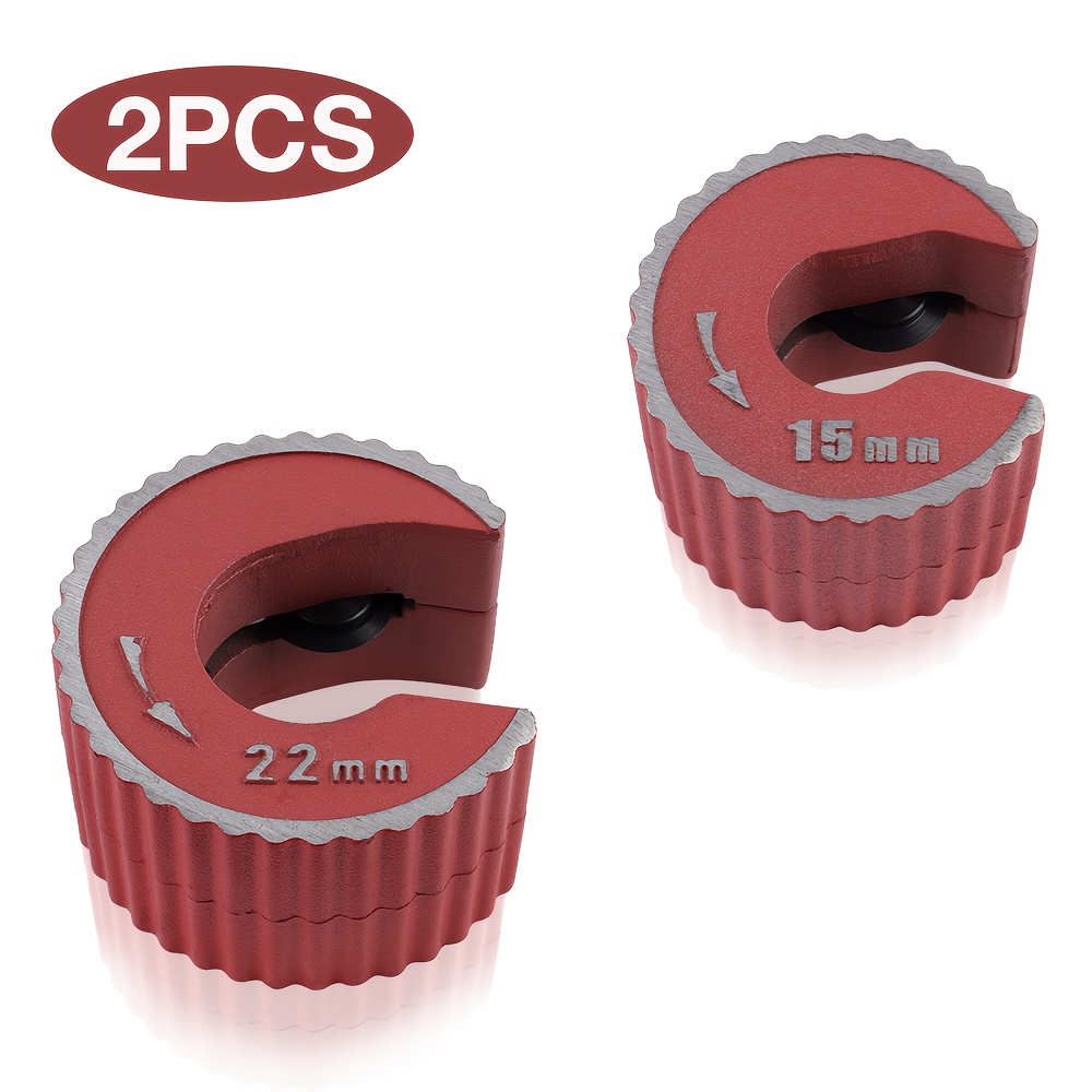 TEMU 2 Pipe Cutters With Ratchet Handles, Featuring Cutting For 15mm And 22mm Round Pipes. Pipe Cutters Are User-friendly And Ideal For Tight Spaces,