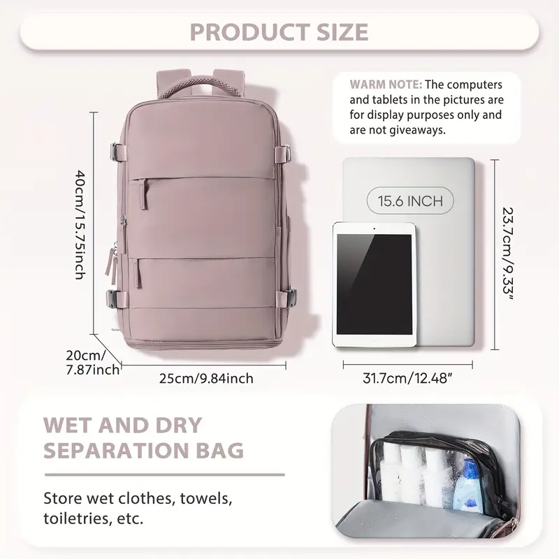 ambor 40l travel laptop backpack Stylish Made from durable 40 25 20 backpack 40