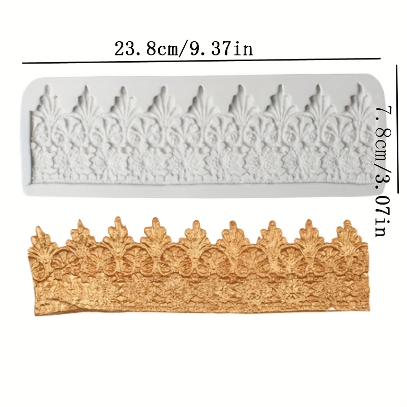 Lace Border Silicone Mold Fondant Mould Cake Decorating Tools Chocolate Gumpaste Molds, , Kitchen Gadget