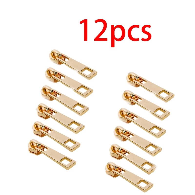 TEMU 12 pièces Tirettes de Fermeture Éclair en Nylon #5, Adaptées pour Valises, Vestes, Sacs à Dos, Bottes, Portefeuilles, Vêtements de Voyage et