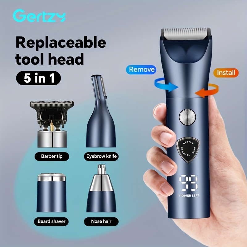 5 in 1 mens   kit usb charging hair trimmer eyebrow nose and ear trimmer shaver and hair trimmer hair clipper beard trimmer fathers day gift Product details 6