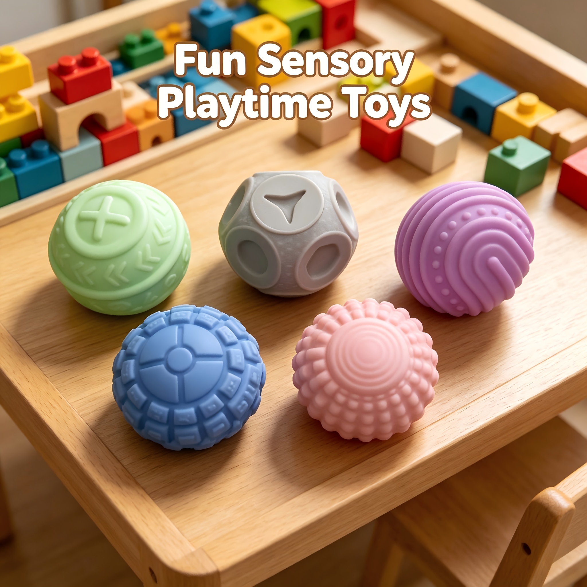 5pcs Children's Interactive Sensory Balls