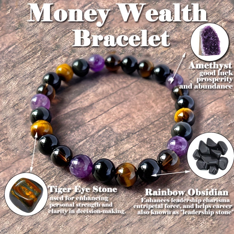 

1pc Wealth-attracting Bracelet - For , Enhances And