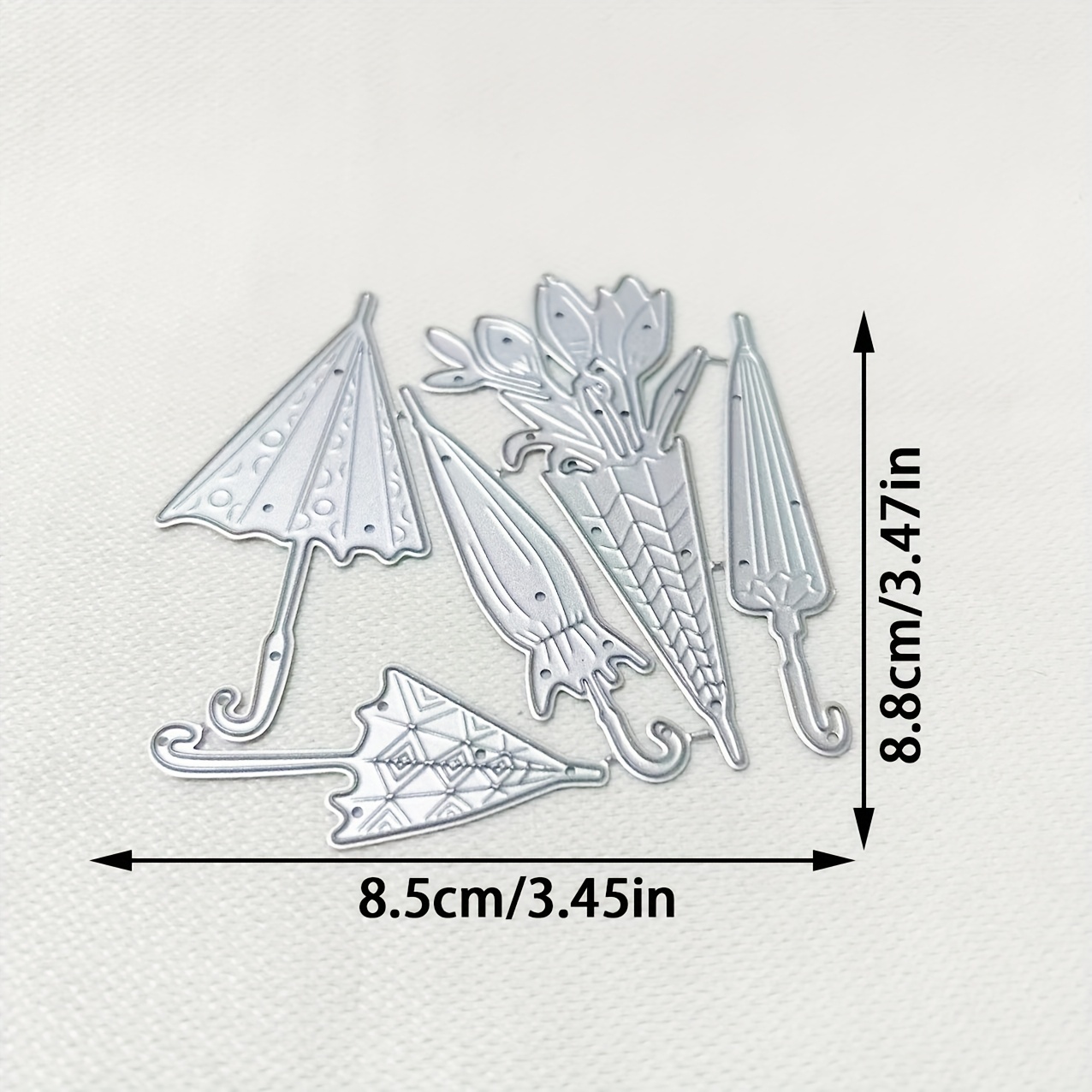 TEMU 1pc Umbrella Metal Die Cut, Diy Scrapbooking Embossing Stencil, Handmade Greeting Card Making Metal Cutting Dies, Gift Card Making Tools