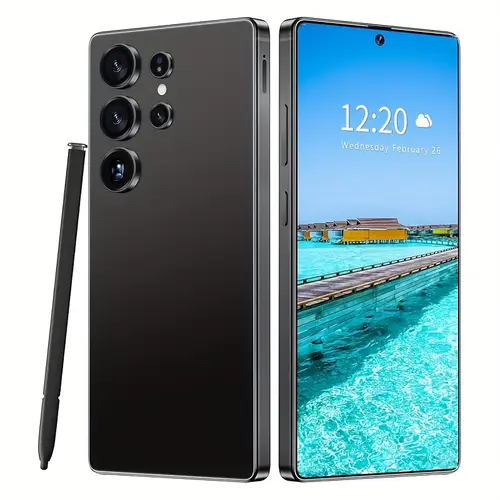 ultraunlock 5g android smartphone 12gb 512gb storage 7 monitor 78mp 108mp camera 7800mah battery cards facial recognition gps type c charging headphones with case and screen protector perfect gift