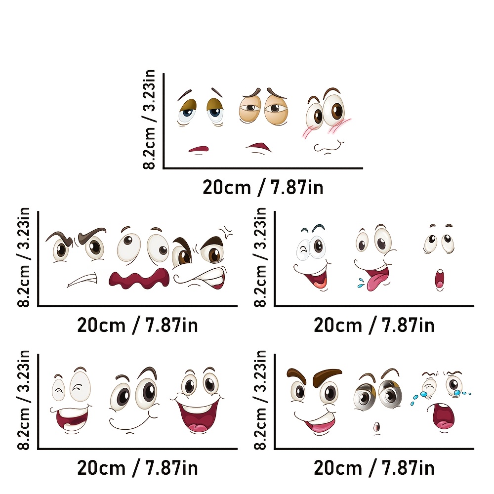 A Set Of 15 Sheets Featuring And Eye Designs, Made From High-quality Uv Dtf Waterproof Plastic. Self-adhesive Sheets Colors And Are Perfect For Decorating Surfaces Like Wood, Plastic, Glass, Metal