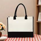 stylish blank handbag with diy design large capacity shopping bag for wedding gifts outing and commuting versatile date