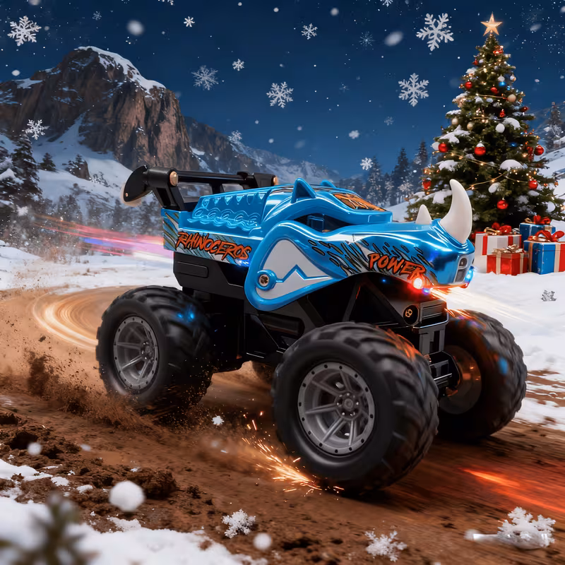 with a powerful 390 brushed motor and 30a esc this alloy road remote control vehicle can complex road such as and muddy with its powerful and exhilaratin Product details 6