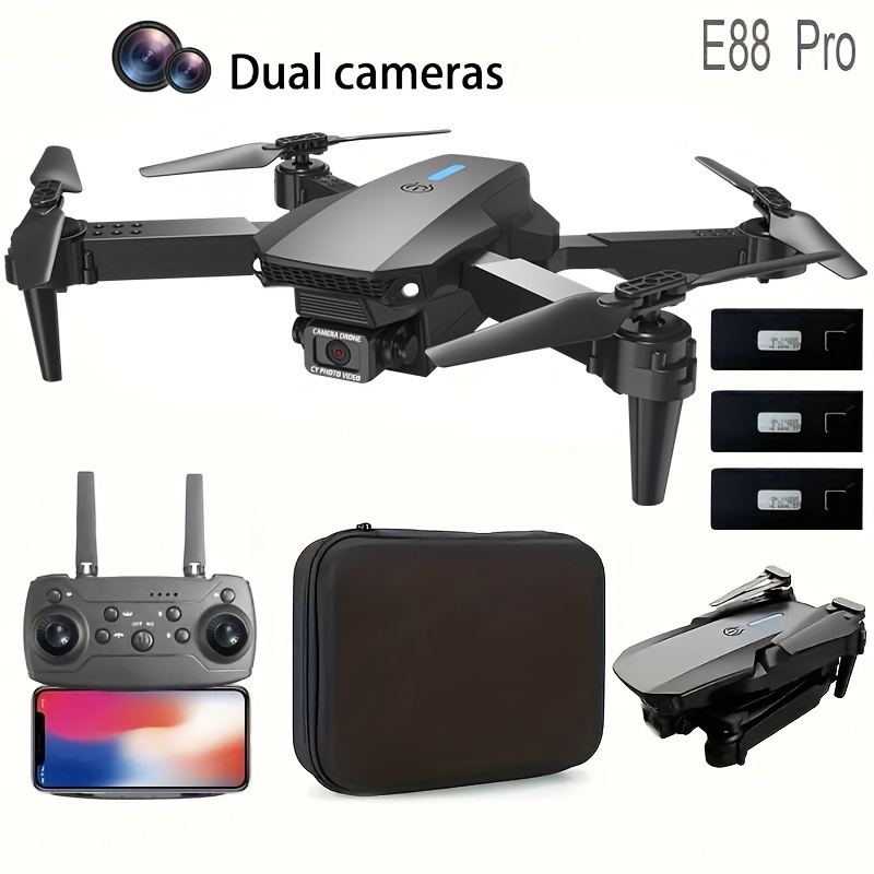Mini Drone E99 Pro, quadrirotor, caméra 4K HD, WIFI, FPV, photographie  aérienne, évitement d'obstacles à