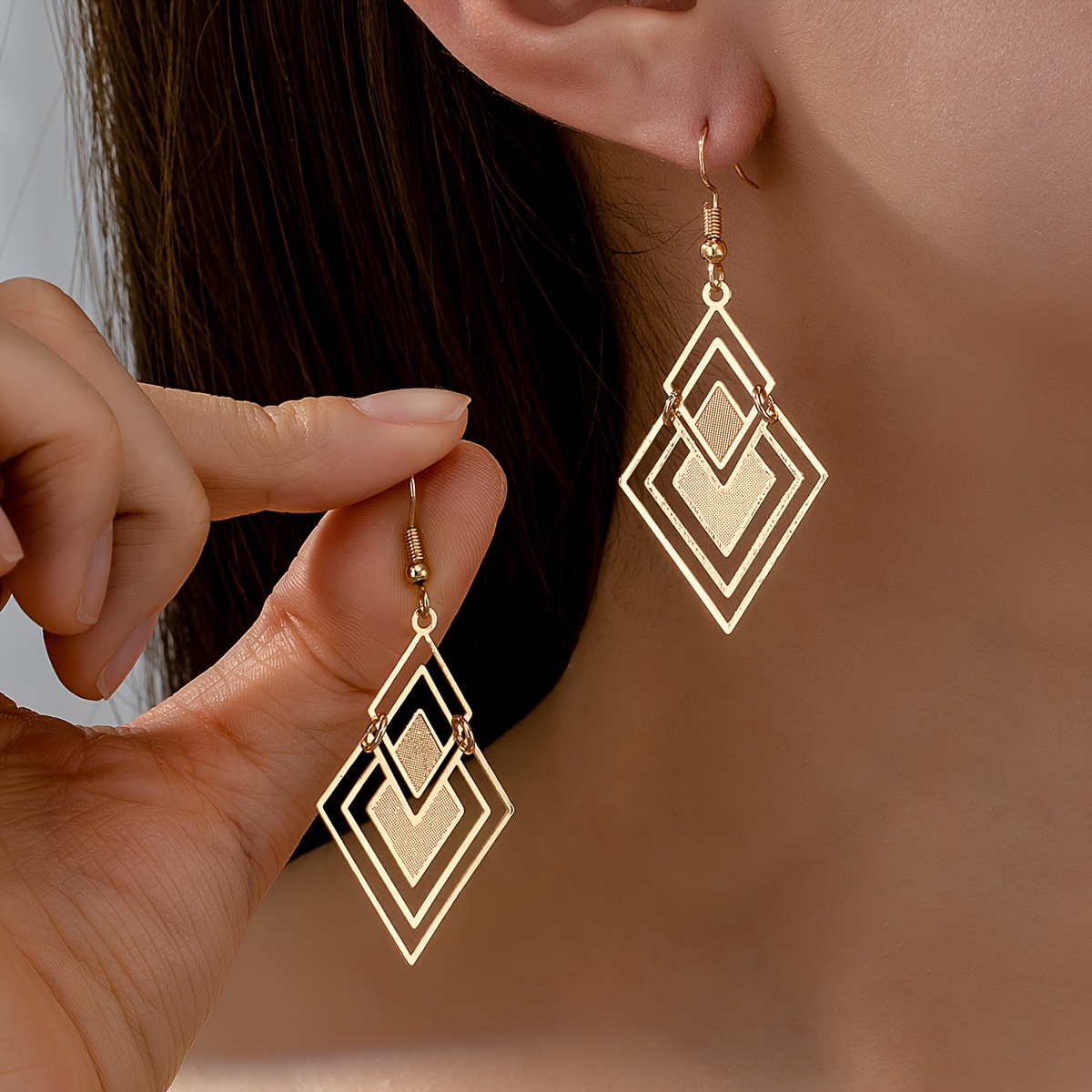 TEMU A Pair Of Stylish Summer Earrings