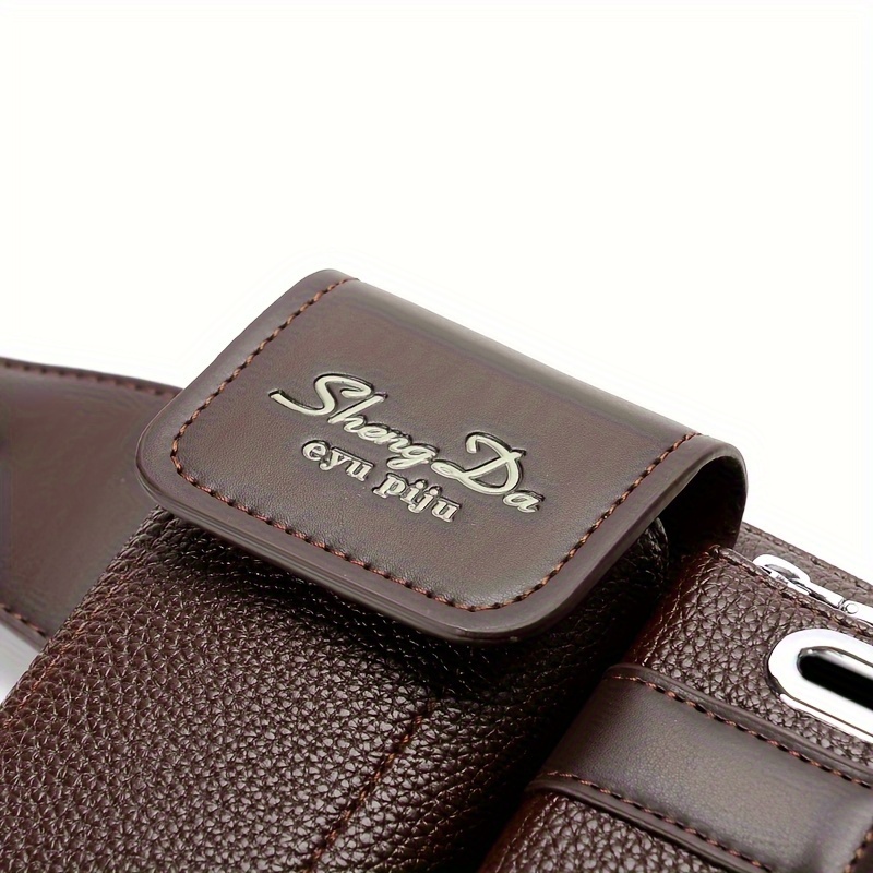 Sac Banane Homme Décontracté Cuir Sac Banane Décontracté Tendance pour l