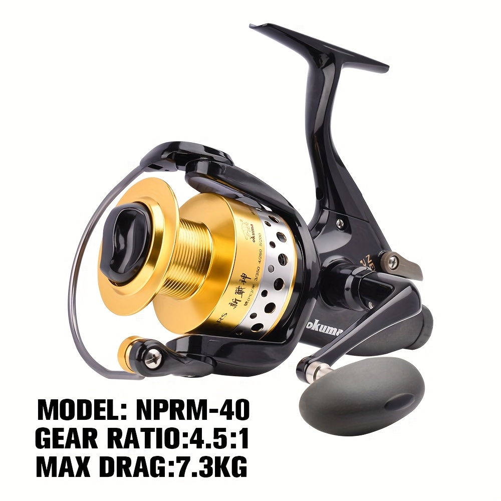 bear fishing reel okuma treasure bear warrior dual brake fishing reel metal
