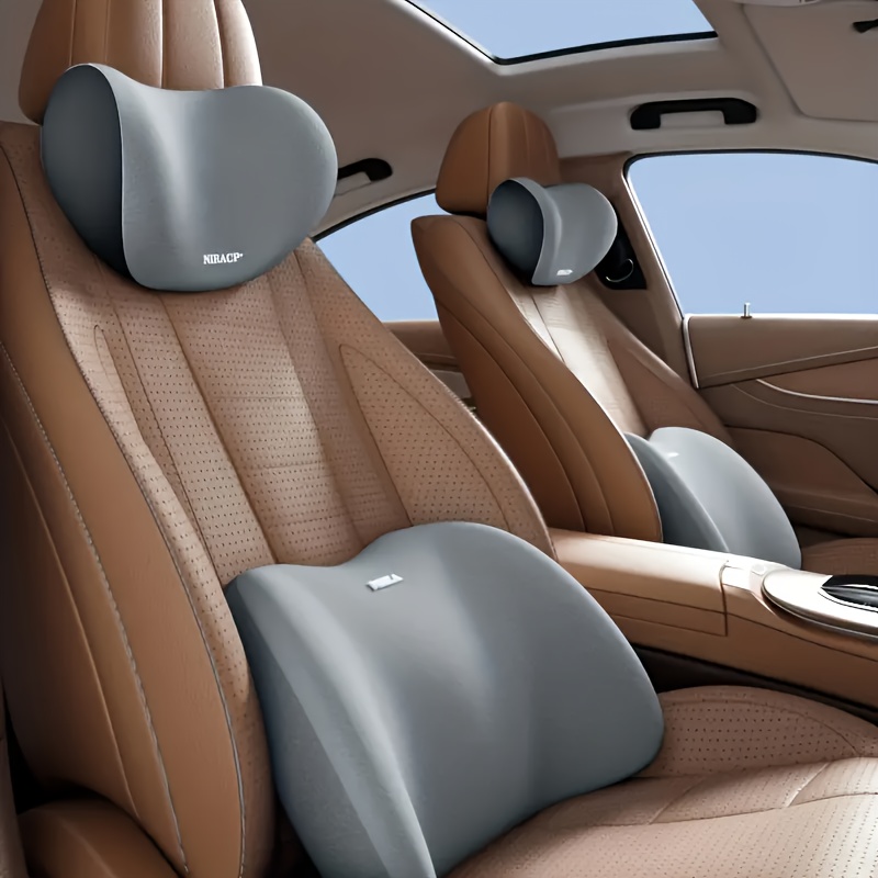 set pezzi cuscino e zona lombare in memory foam auto Temu