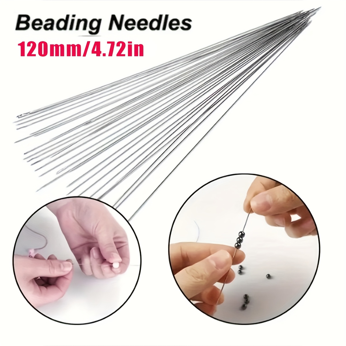 

10/30/50pcs Beading Needles Set - Steel Needles For Handmade Jewelry, Sewing & - Diy Craft Supplies & Tools