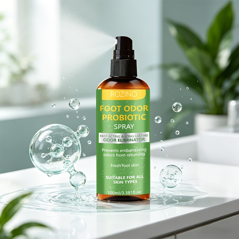 100ml   deodorant probiotic spray   and long lasting deodorant that prevents embarrassing odors from reappearing suitable for     sock and shoe odors Product details 8