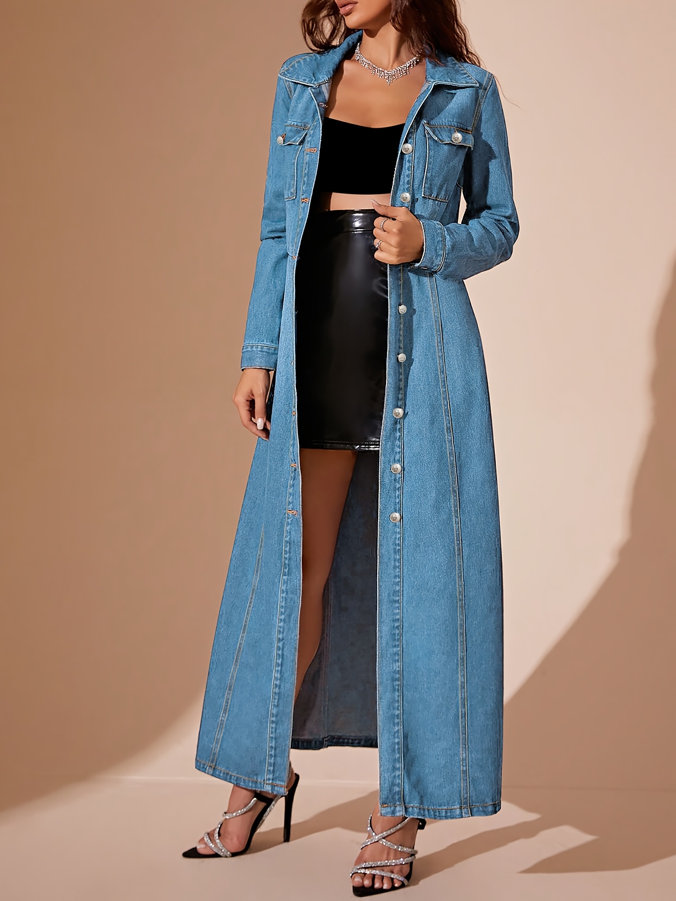 chinese dress ladies Amazon Jean Dress main image 1