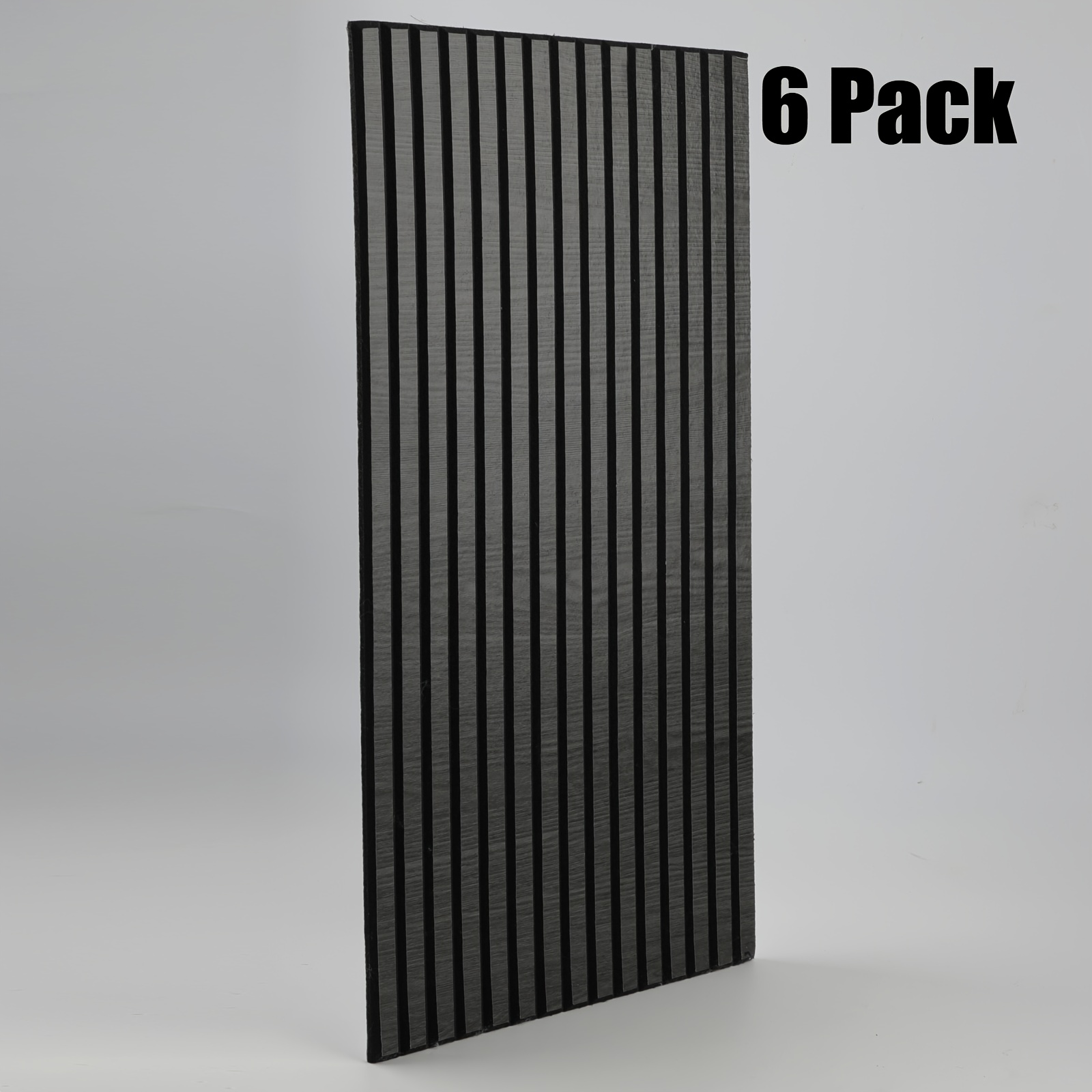 6 Pack Olanglab Wood Veneer Acoustic Wall Panels, 59.94 X 29.97 cm Sound Absorbing Wall Panels for Interior Wall Decor