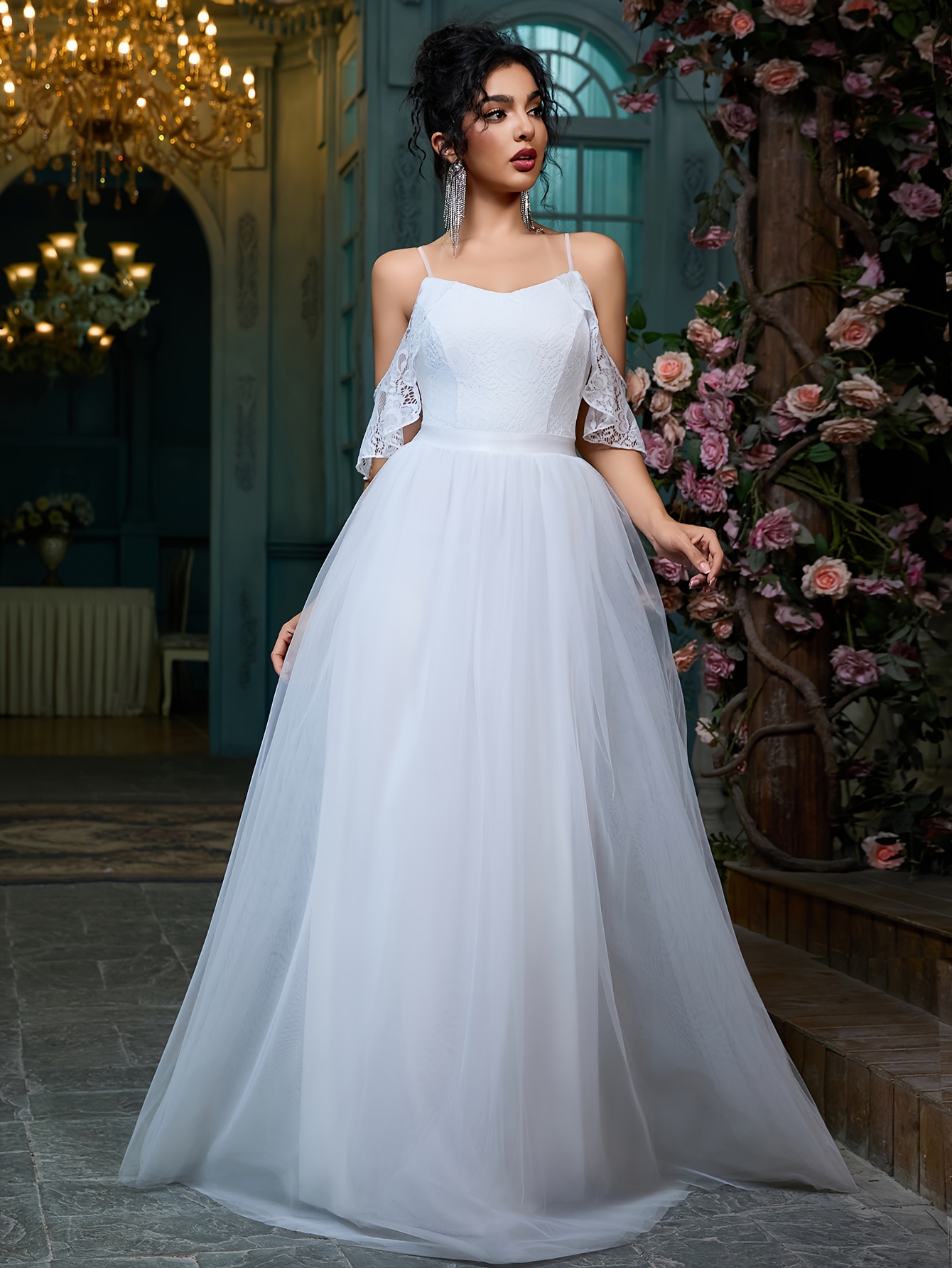 green emerald velvet dress Best Chiffon Skirt Wedding Dress | Chiffon Bridal Skirt