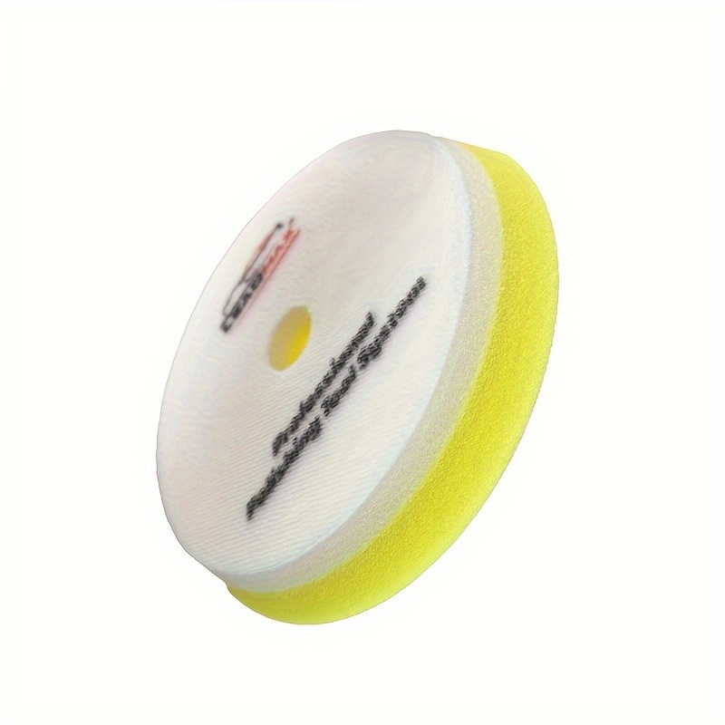 Image of 1pc Polishing Pad, Car Beauty Polishing Waxing Sponge Tray, Car Heavy Polishing Pad, Vibration Throwing Machine -inch Throwing Disc, Double Sponge Disk, Ga Polishing Wheel To Remove Paint Scratches