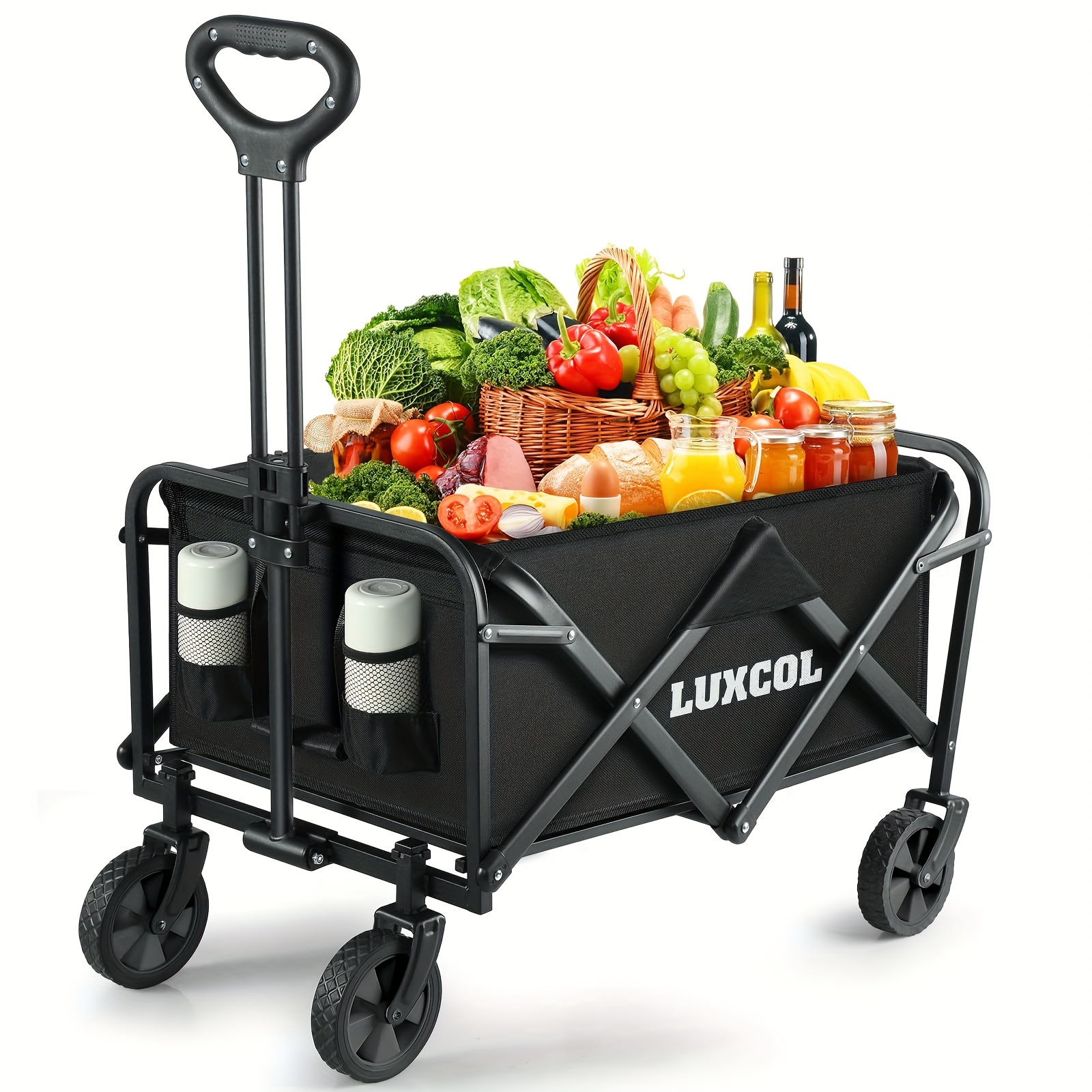 

- Folding Duty Wagons For Grocery Camping Wheelbarrows