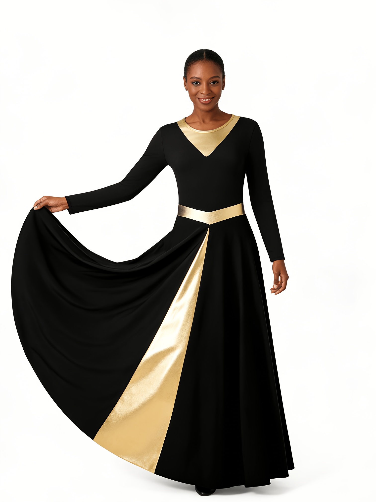 green emerald velvet dress Amazon.com: Agoky Liturgical Praise Dance Worship Swing Dress for Girls  Metallic Gold Color Block Choir Robe Church Dancewear Black 6 Years :  Clothing, Shoes & Jewelry