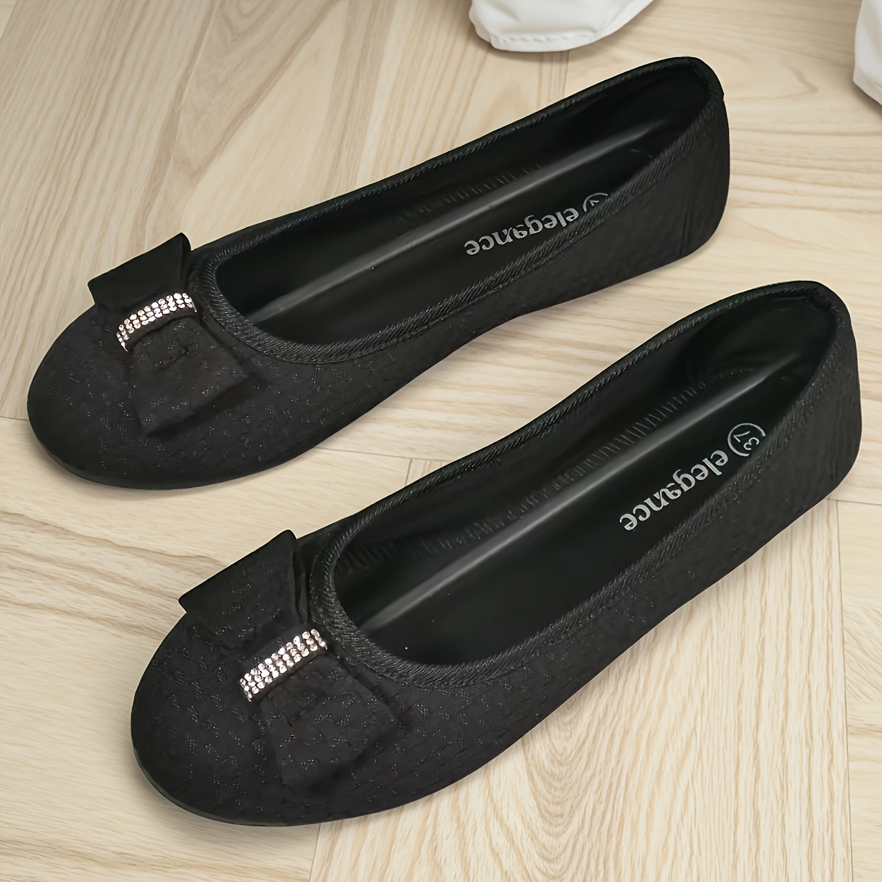 TEMU Size 36-41 Ladies Flat Shoes, Soft Bottom Comfortable, Elastic Upper, Suitable For Daily Home, Office, Party Wear, Used As Gifts To Send