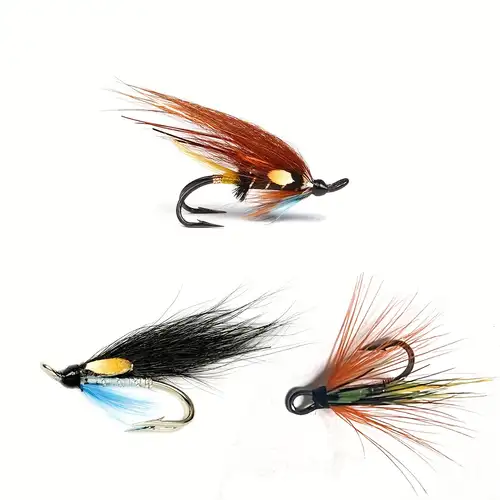 canadian salmon fishing lures Plugs (4): uv Prowler Assortment, Terminal Tackle use for bottom fish or pelagic species such as tuna. Set of 3 Handcrafted Fly