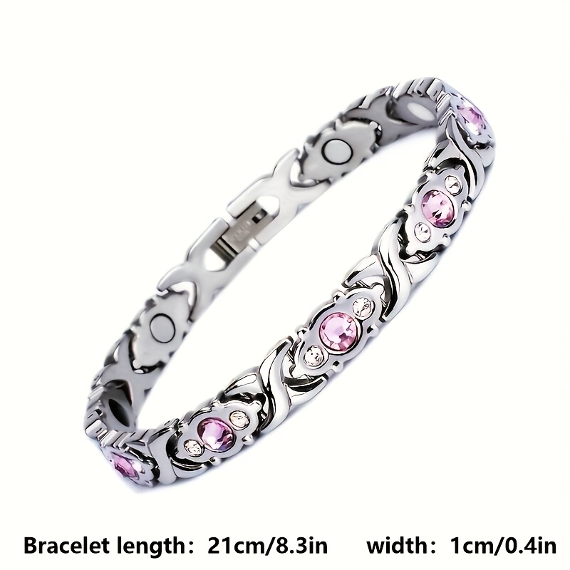 Men's Stylish X-Clasp Wide Bracelet Watch Strap