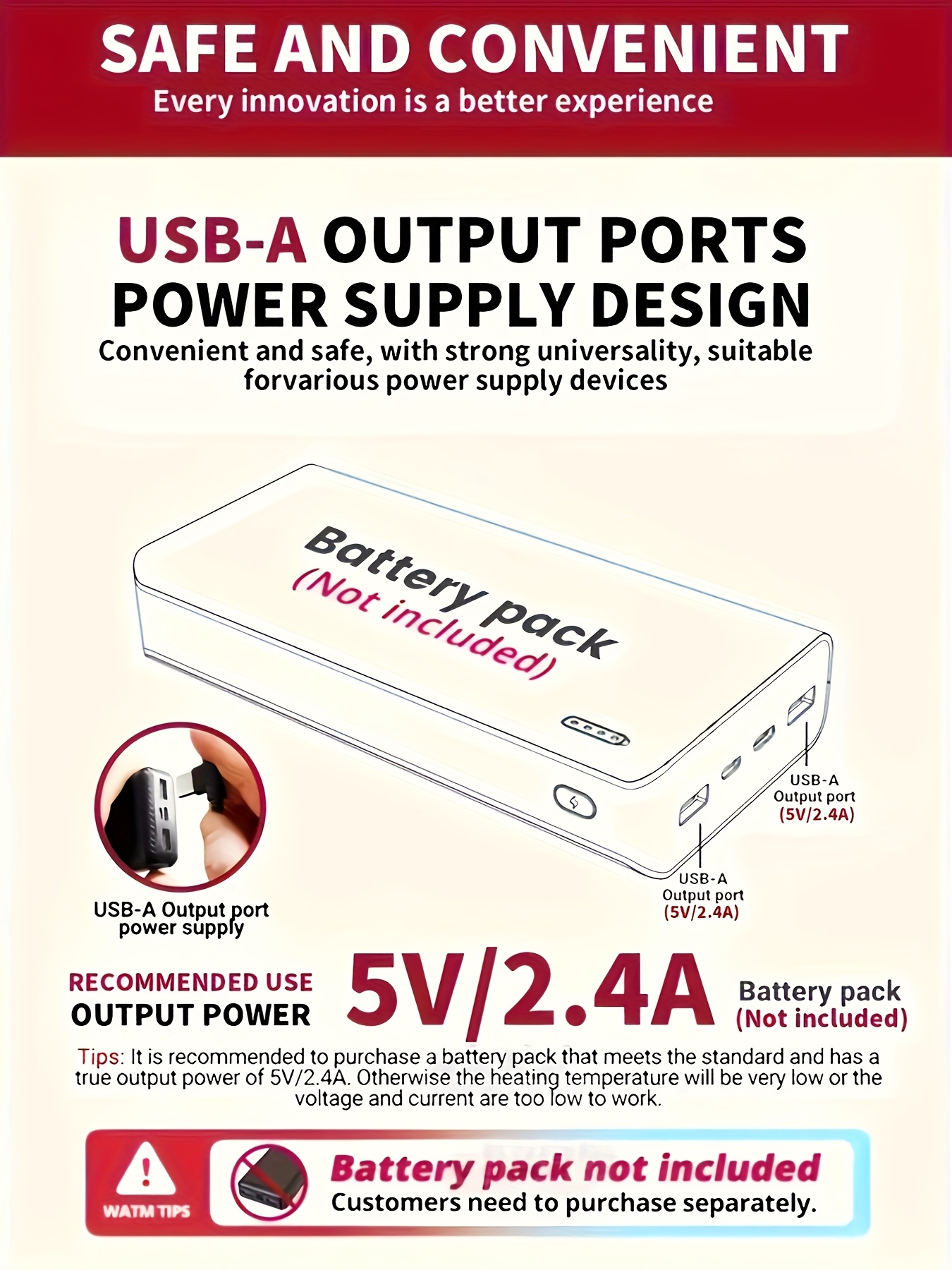 21-zone Heated Jacket for Men and Women - USB Powered Electric Warm Coat with 4 Switches - Image 6