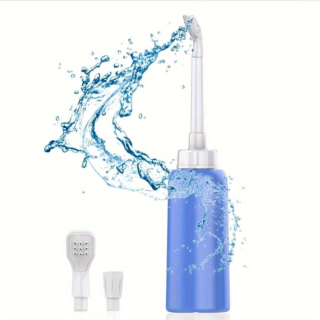 500ml Minimalist Handheld Bidet Sprayer With Adjustable Water Pressure For Personal Hygiene Cleaning