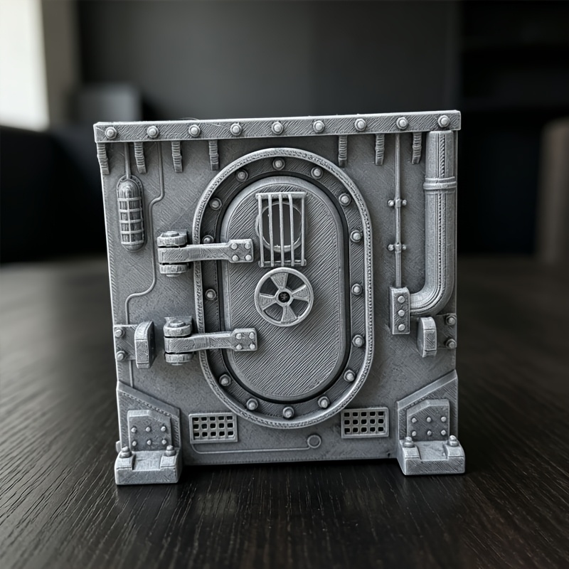 TEMU 3d Printed Deep-sea Hatch/ Shelter High Quality Door Model, Suitable For Miniature Model Bases/military /post-apocalyptic Landscapes/ And Ship