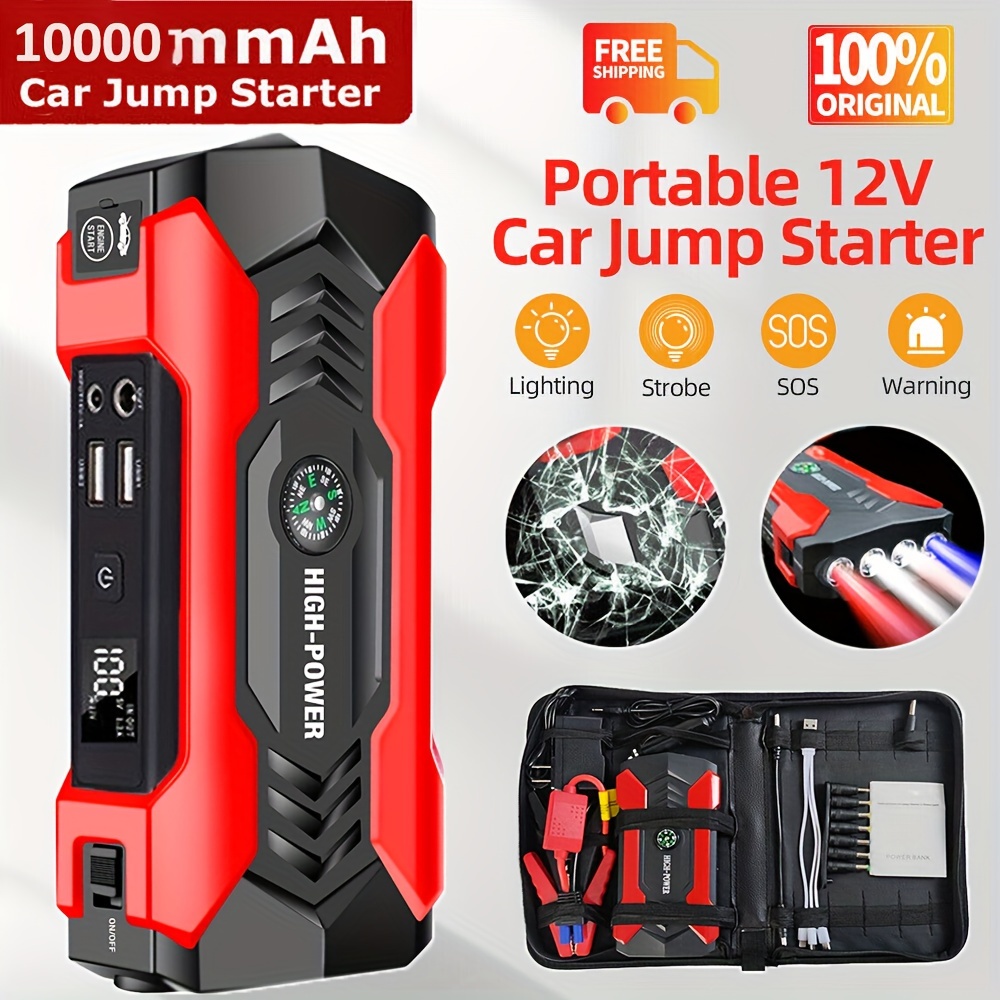 

Portable Car Device Power Bank Car Charger Emergency 10000mah 12v Booster Starting