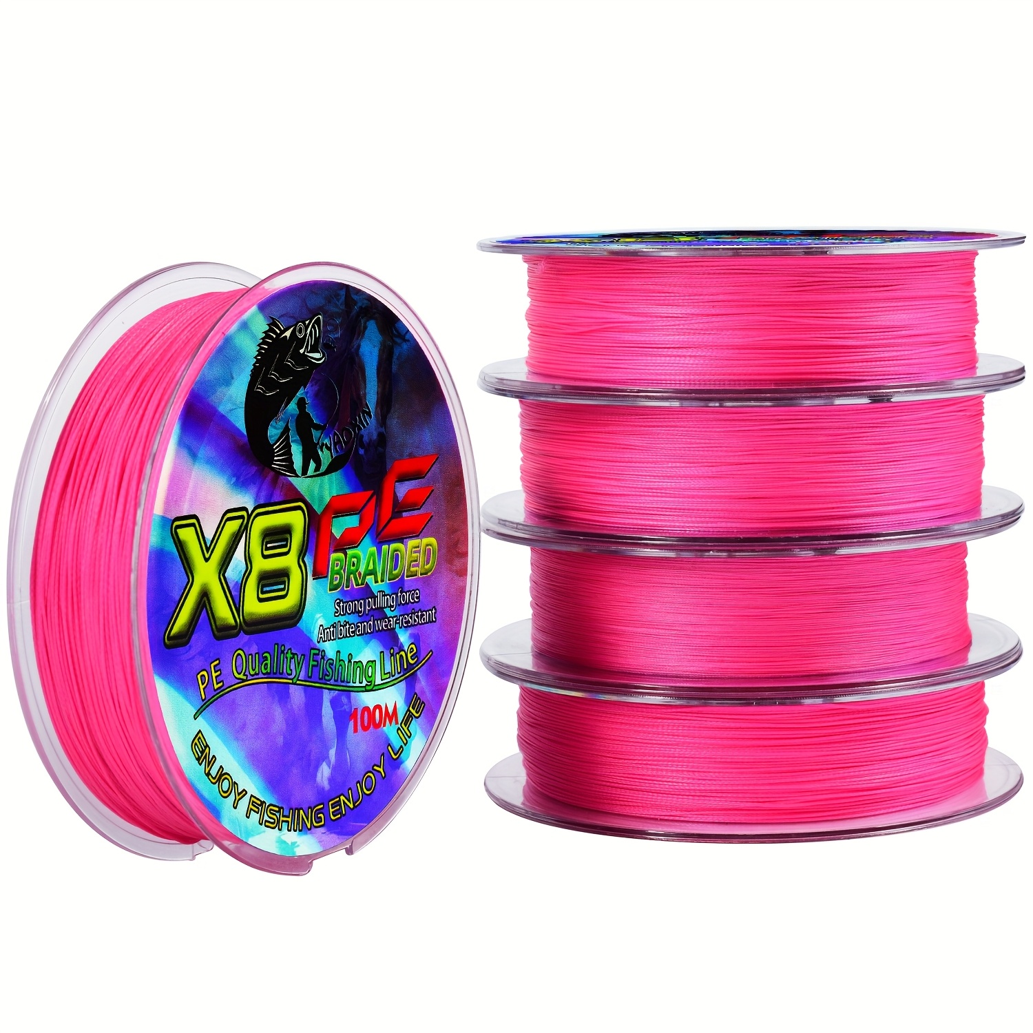 8 strand braided pe fishing line 100m 109yds ultra - Temu Oman
