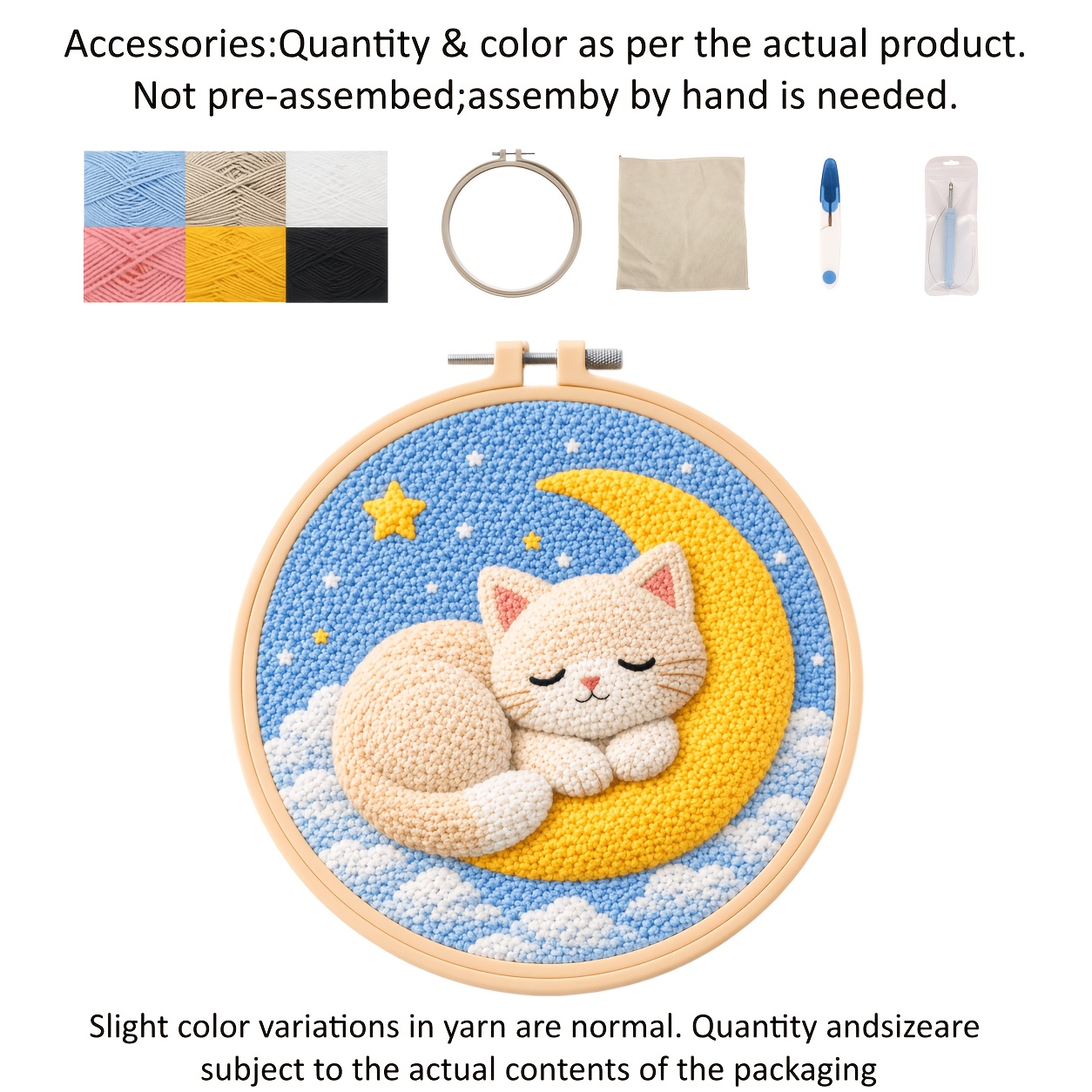 Animal Punch Needle Embroidery Kit for Adults