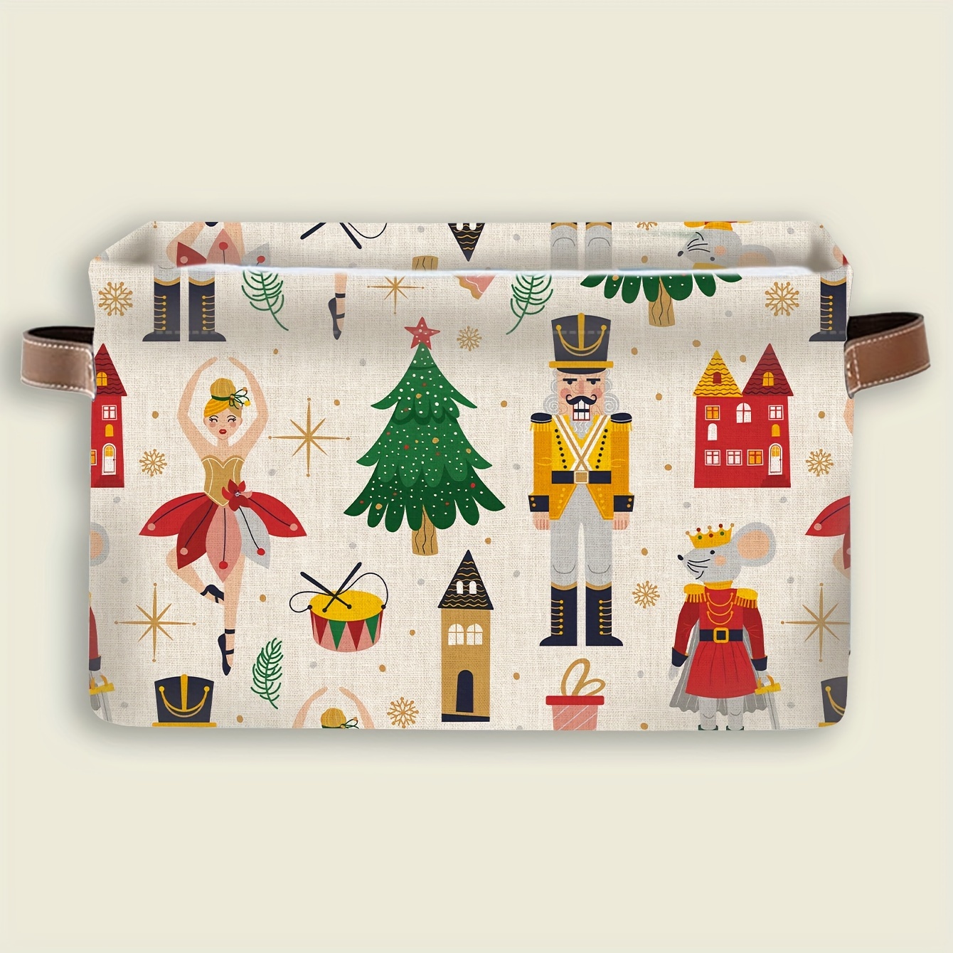 

Christmas Polyester , Folding Organizer Box, Decorative For And Clothing Organization, Unfinished , Suitable For 14+
