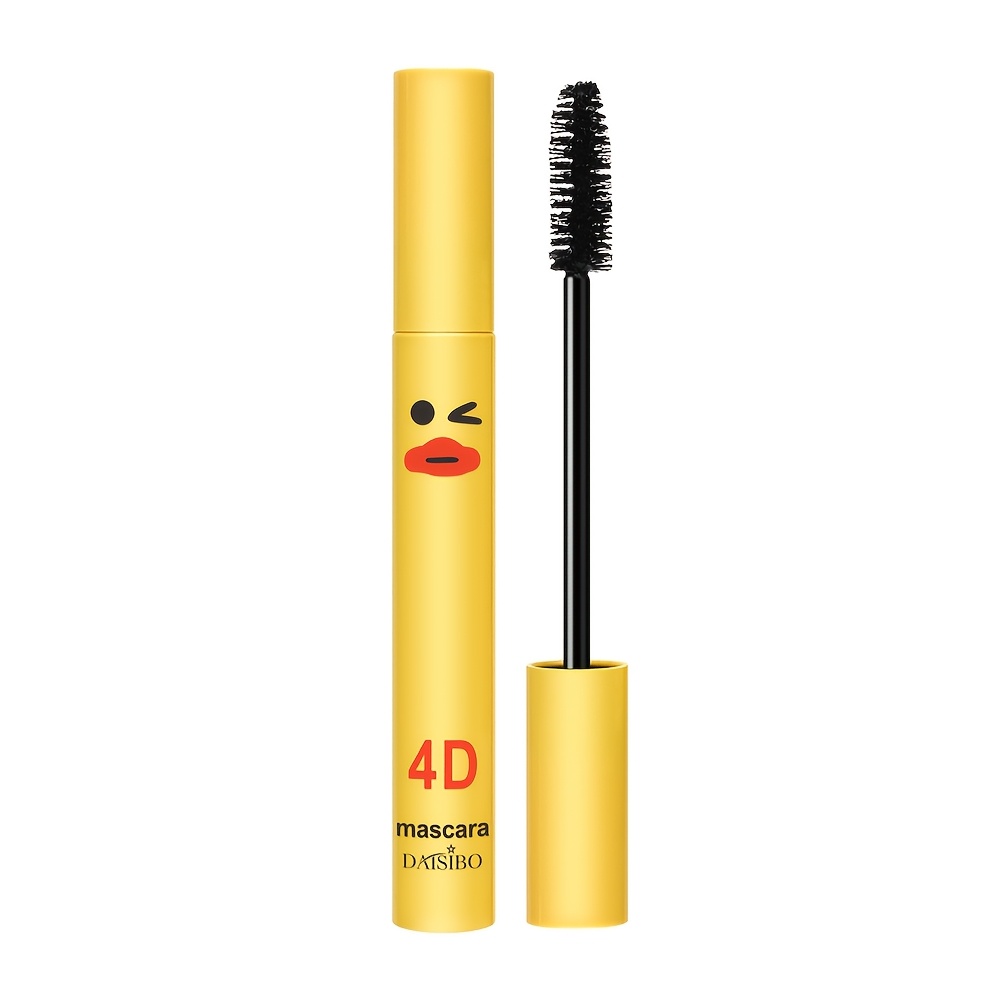Image of 1pc Little Yellow Duck Mascara, Waterproof And Sweatproof, , Volumizing, Lengthening, And Curling, Gentle Formula, Suitable For Types, 24-hour Wear
