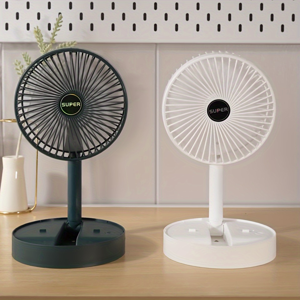 portable desktop fan usb small fan round fan desktop mute Temu