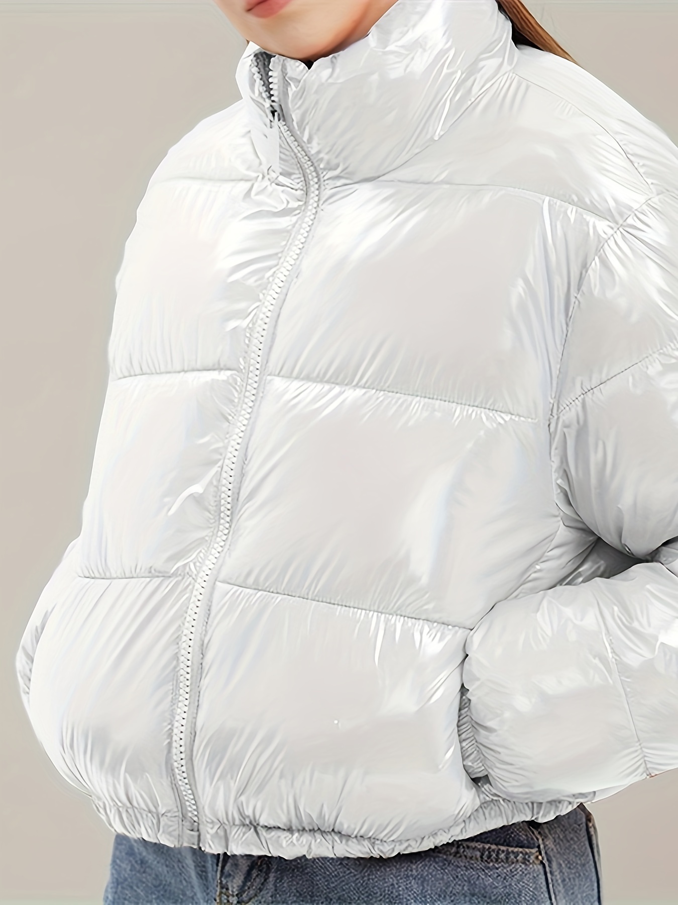 ☆☆GENERAL IDEA☆☆ WOMAN glossy short puffer [WHITE] / WBD Amazon.com: Czanzd Women's Winter Warm Long Sleeve Zip Up