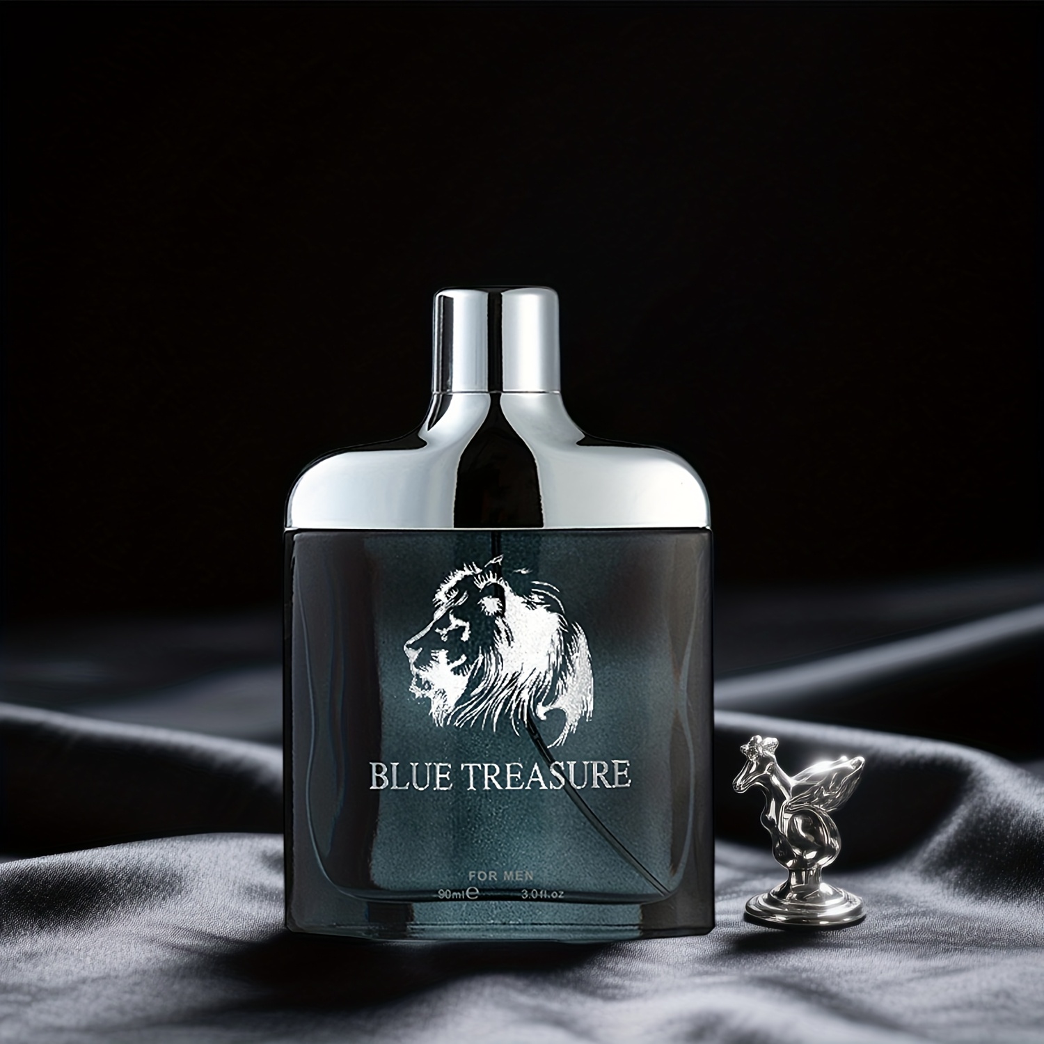 BLUE TREASURE Men'S Eau De Toilette 90ml/3fl.oz Aquatic Marine Woody Fragrance For Daily Office Wear Casual Outings Summer Special Father'S Day Gift Men'S Fresh Perfume