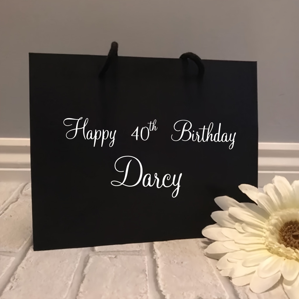 TEMU Gift For Her/him A Custom Personalized Birthday Gift Bag, Party Personalized Gift Bag, Wedding Party Gift, Custom Gift Bag