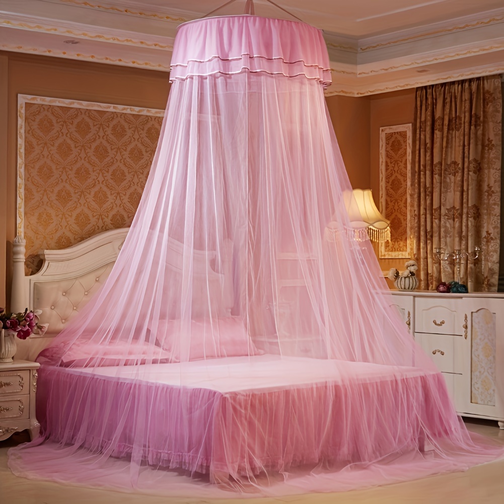 

1pc Bed Hanging Small Dome Princess Style Mosquito Net Romantic Home Decoration