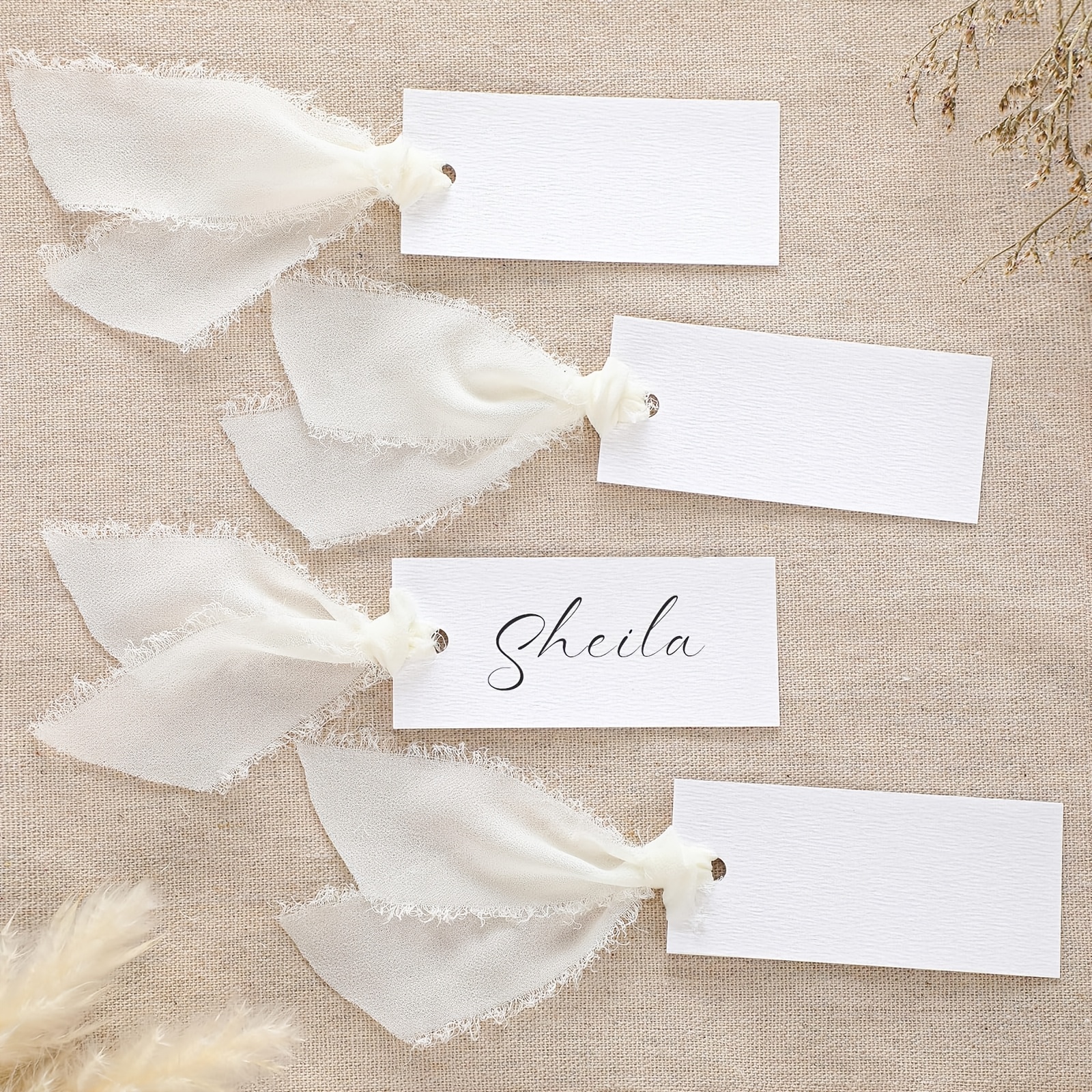 place setting cards sold on Temu Australia
