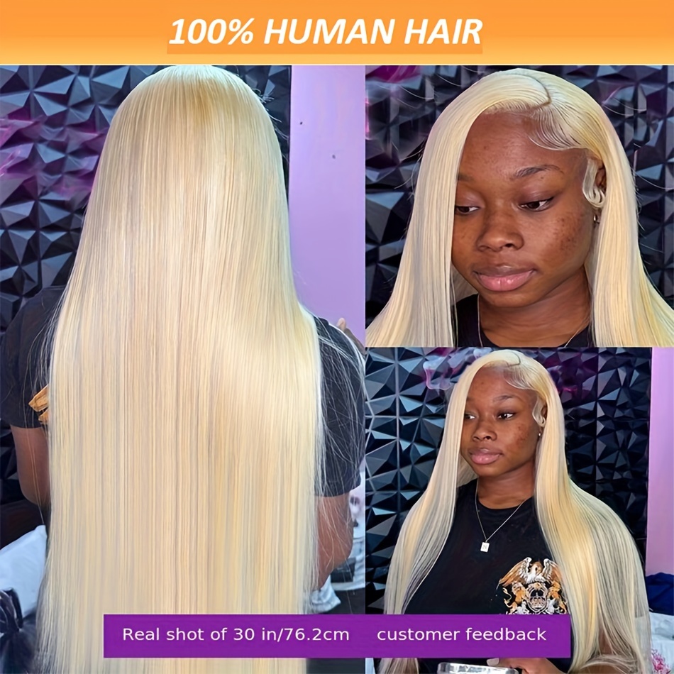 Glamorous 613 Blonde Lace Front Wig For Women - Free Part, 13x4 ...