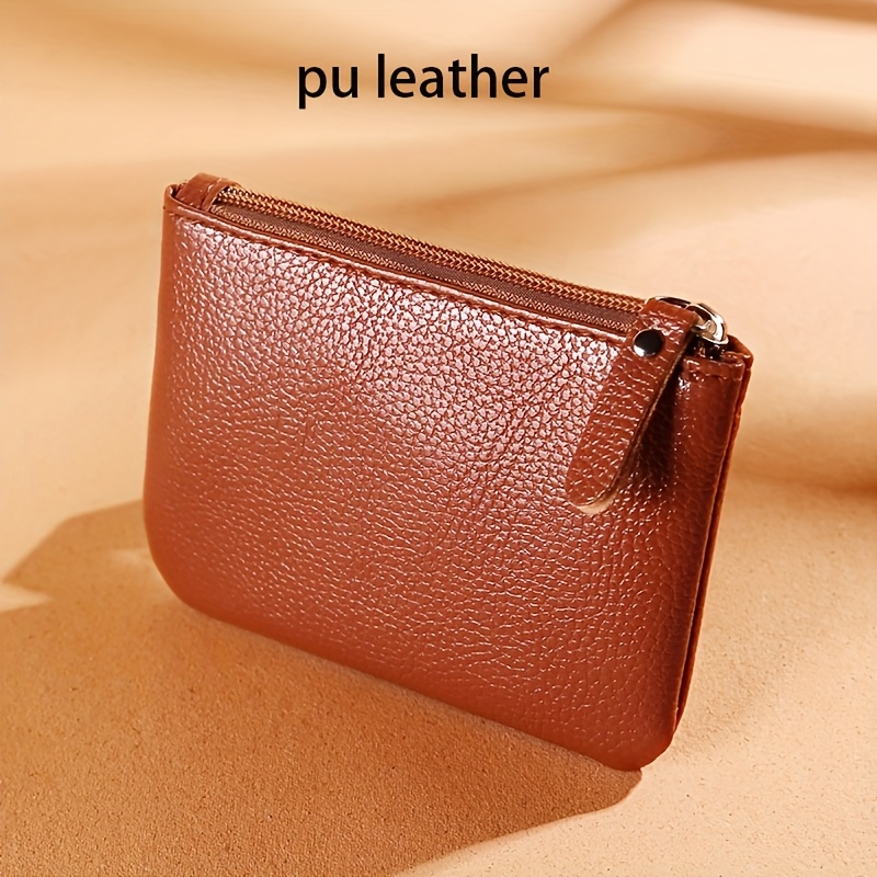 Zipper Coin Purse, Women's Mini Wallet, Short Handbag, Ultra-thin Card Bag, Minimalist Key Coin Bag
