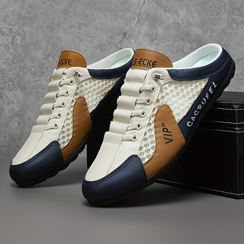 zapatillas de casa slip-on parte en pu y con base antideslizante